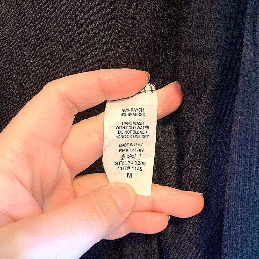 CJLA • Ribbed duster • Black - Picture 5 of 6